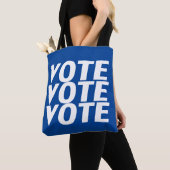 Abstimmung: Blau, weiß, Schultertüte Tasche (Von Nahem)