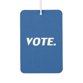 "Abstimmung" - Blaues Weißes Lufterfrischer