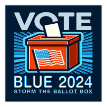 Abstimmung Blue 2024 Wahl des Präsidenten