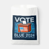 Abstimmung Blue 2024 Wahlurne Wahlurne Präsidialpr Geschenktütchen (Vorderseite)
