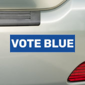 Abstimmung Blue Democrat 2020 Bumper Sticker Autoaufkleber (Auf Auto)