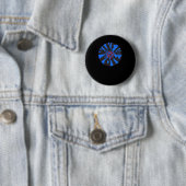 Abstimmung Blue Democrat Anti-Trump Button (Beispiel)