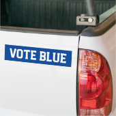 Abstimmung Blue Democrat Autoaufkleber (Auf Lkw)