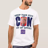 Abstimmung Blue Resist 2024 Präsidentschaftswahl T-Shirt (Vorderseite)