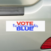 Abstimmung Blue Voting USA Democratic Political Re Autoaufkleber (Auf Auto)
