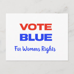 Abstimmung Blue Voting USA Demokratische politisch Postkarte