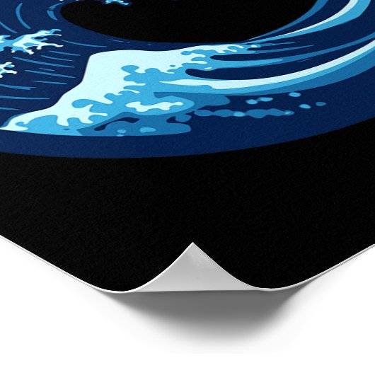 Abstimmung Blue Wave Demokraten Kamala Harris Elec Poster (Ecke)