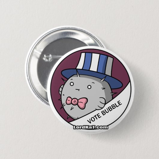 Abstimmung Bubblefish Knopf Button (Vorne & Hinten)