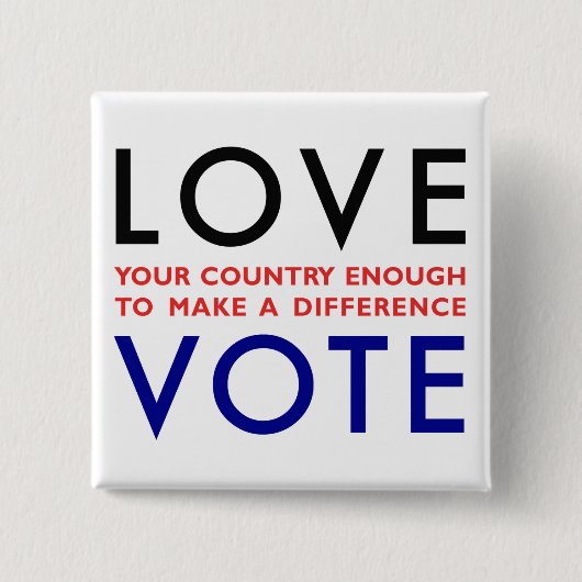 Abstimmung! Button (Vorderseite)