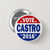Abstimmung Castro 2016 Button (Vorne & Hinten)
