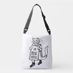 ABSTIMMUNG CAT VINTAGE TASCHE