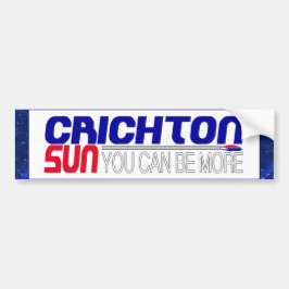 Abstimmung Crichton Sun Autoaufkleber