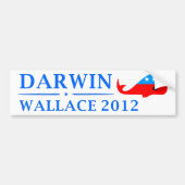 Abstimmung Darwin u. Wallace im Jahre 2012 Autoaufkleber (Vorne)