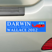 Abstimmung Darwin u. Wallace im Jahre 2012 Autoaufkleber (Auf Auto)