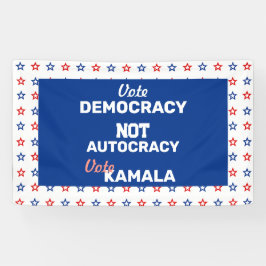 Abstimmung Demokratie Kamala Banner