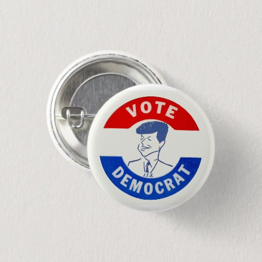 Abstimmung demokratisch button (Vorne & Hinten)