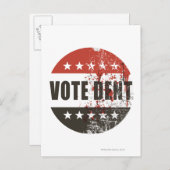 Abstimmung Dent-Aufkleber Postkarte (Vorne/Hinten)