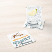 Abstimmung der Familienferien für benutzerdefinier Rechteckiger Pappuntersetzer (Vor Ort)