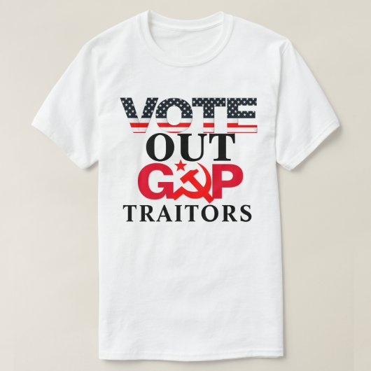 ABSTIMMUNG DER GOP TRAITOREN T-Shirt (Design vorne)