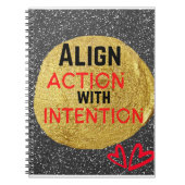 ABSTIMMUNG DER MASSNAHMEN MIT DER ABSICHT NOTIZBLOCK (Vorderseite)