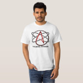 Abstimmung des Atheismus mit Logo T-Shirt (Vorne ganz)
