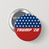 Abstimmung Donald Trump 2020 Button (Vorne & Hinten)