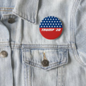 Abstimmung Donald Trump 2020 Button (Beispiel)