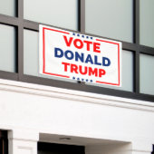 Abstimmung Donald Trump 2024 Banner (Äußeres Gebäude)