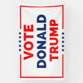 Abstimmung Donald Trump 2024 Banner (Vertikal)