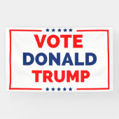 Abstimmung Donald Trump 2024 Banner (Horizontal)