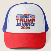 Abstimmung Donald Trump JD Vance 2024 Truckerkappe (Vorderseite)