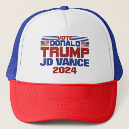 Abstimmung Donald Trump JD Vance 2024 Truckerkappe