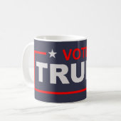 Abstimmung Donald Trump Kaffeetasse (Vorderseite Links)