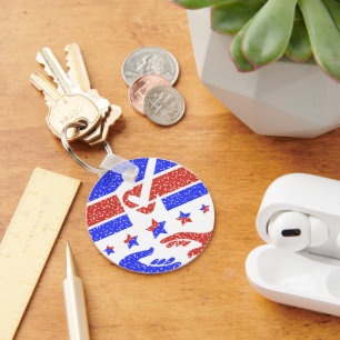 Abstimmung Einheit Schlüsselanhänger