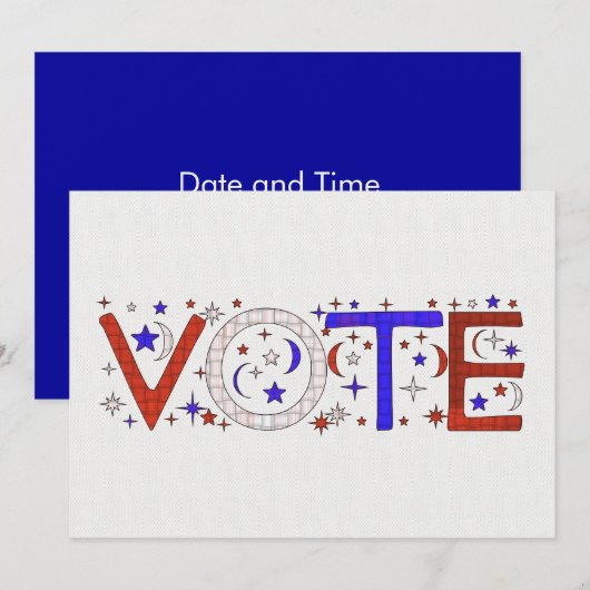 ABSTIMMUNG EINLADUNG (Vorne/Hinten)