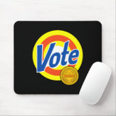 Abstimmung entfernt hartnäckige orangefarbene Flec Mousepad (Mit Mouse)