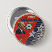 Abstimmung Evan McMullin 2016 Button (Vorne & Hinten)
