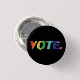 "Abstimmung" Farben für lgbtq lgbt - Button