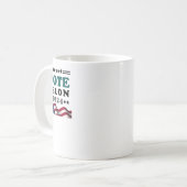 Abstimmung Felon 2024 Festgehaltener Felon-Sticker Kaffeetasse (Vorderseite Links)