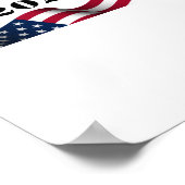 Abstimmung Felon 2024 Festgehaltener Felon-Sticker Poster (Ecke)