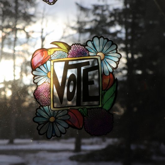 ABSTIMMUNG FENSTERAUFKLEBER