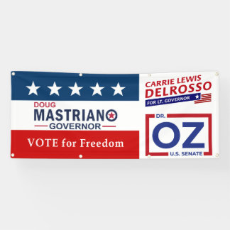 Abstimmung for Freedom with Mastriano, DelRosso & Banner