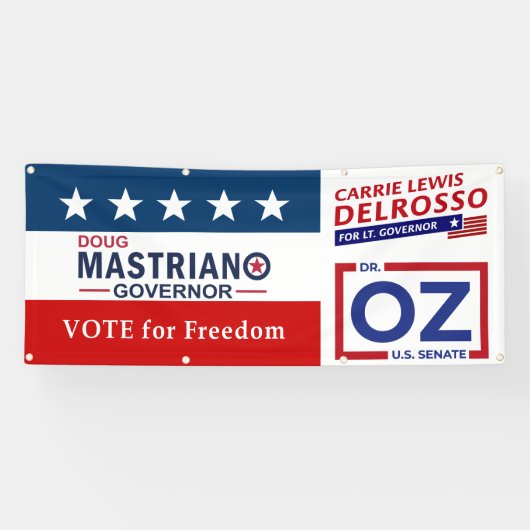 Abstimmung for Freedom with Mastriano, DelRosso & Banner (Horizontal)