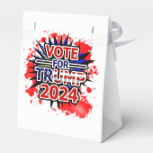 Abstimmung for Trump 2024 Blast Geschenkschachtel (Rückseite)