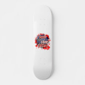 Abstimmung for Trump 2024 Blast Skateboard (Vorne)