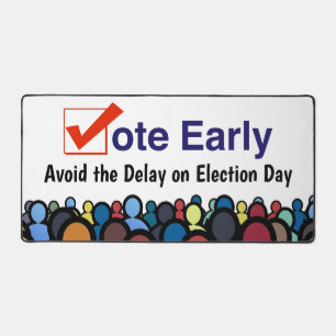 Abstimmung früh schreibtischunterlage