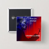 Abstimmung für Änderung im Jahre 2008 Button (Vorne & Hinten)