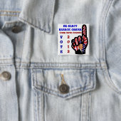 Abstimmung für Barack Obama 2012_ Button (Beispiel)