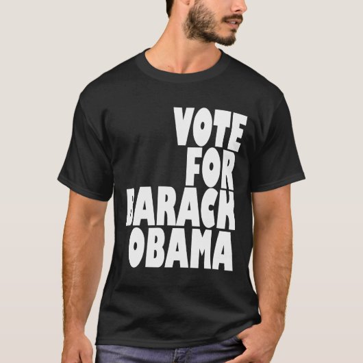 Abstimmung für Barack Obama T-Shirt (Vorderseite)