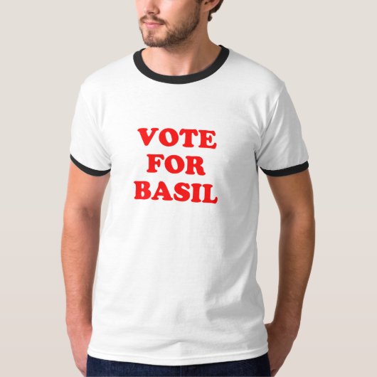 Abstimmung für Basilikum T-Shirt (Vorderseite)